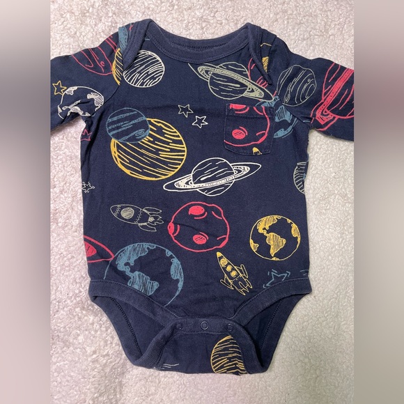 Gap Planets Cotton Bodysuit 3-6 Months - Picture 2 of 5